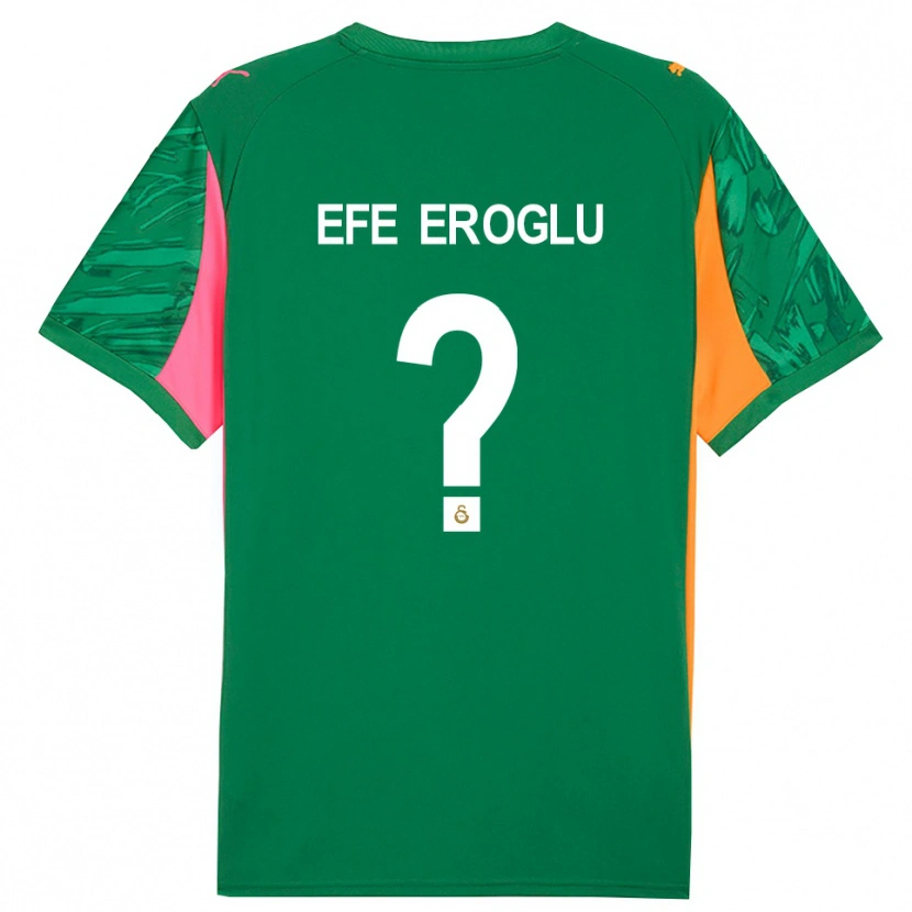 Danxen Mulher Cem Efe Eroğlu #0 Rosa Laranja Verde Camisola Guarda-Redes 2025/26 Camisa