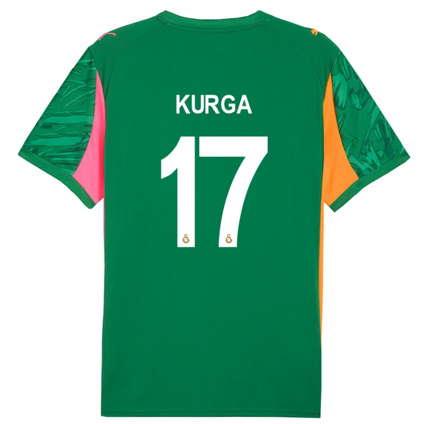 Danxen Mulher Handan Kurğa #17 Rosa Laranja Verde Camisola Guarda-Redes 2025/26 Camisa