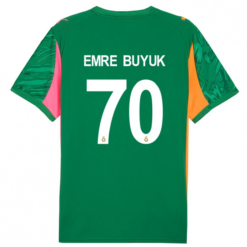 Danxen Mulher Enes Emre Büyük #70 Rosa Laranja Verde Camisola Guarda-Redes 2025/26 Camisa