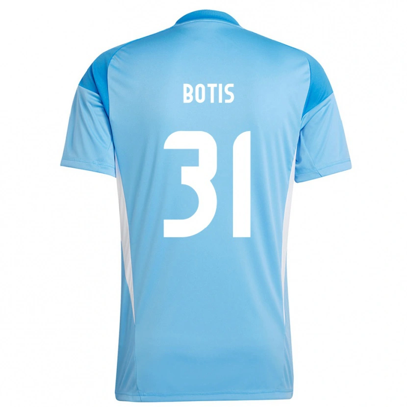 Danxen Mulher Nikolaos Botis #31 Azul Céu Profundo Camisola Guarda-Redes 2025/26 Camisa