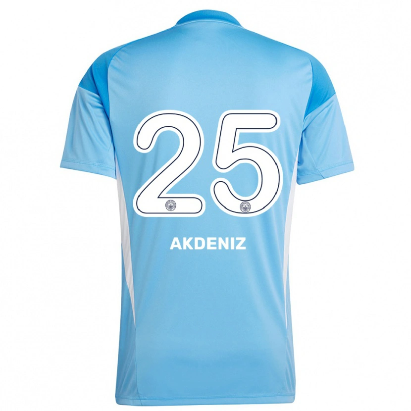 Danxen Mulher Zeynep Akdeniz #25 Azul Real Branco Camisola Guarda-Redes 2025/26 Camisa
