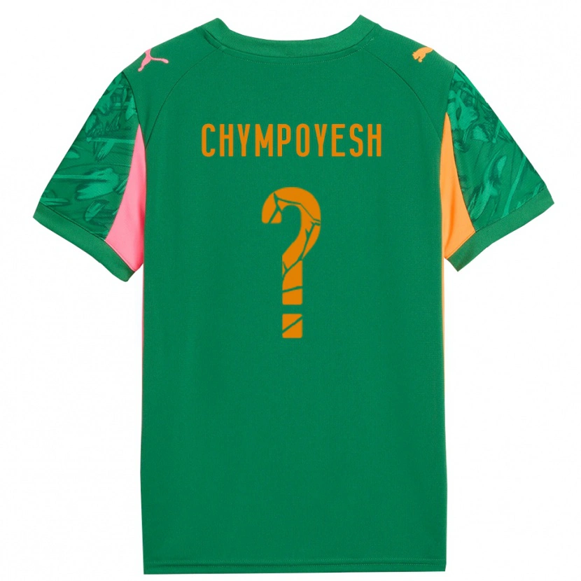 Danxen Mulher Vladyslav Chympoyesh #0 Rosa Laranja Verde Camisola Guarda-Redes 2025/26 Camisa