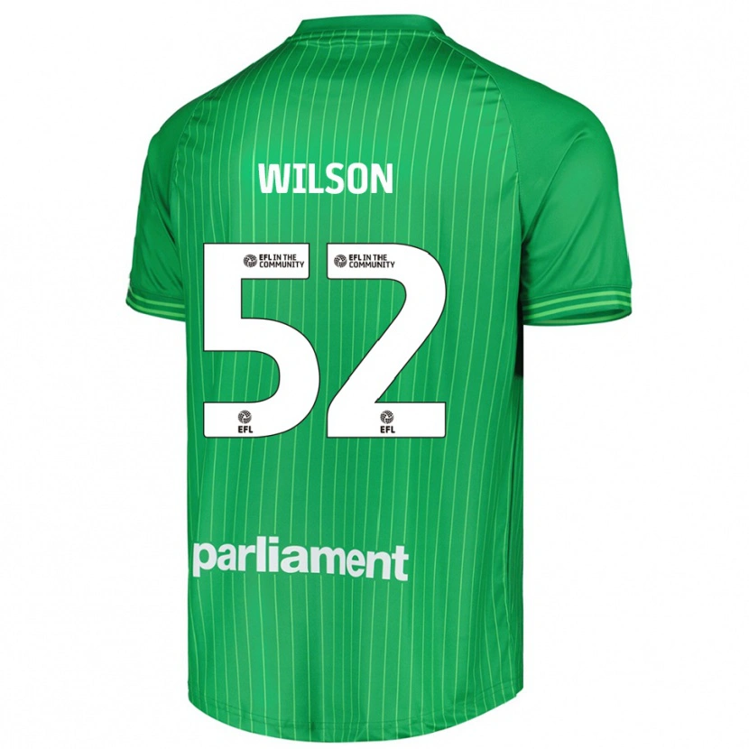 Danxen Mulher Aston Wilson #52 Verde Lima Camisola Guarda-Redes 2025/26 Camisa