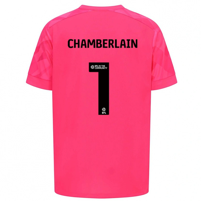 Danxen Mulher Ceryn Chamberlain #1 Rosa Rose Camisola Guarda-Redes 2025/26 Camisa