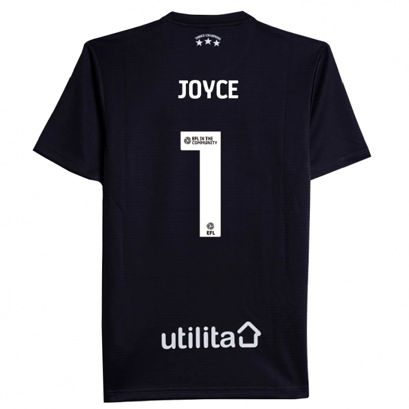 Danxen Mulher Lauren Joyce #1 Preto Branco Camisola Guarda-Redes 2025/26 Camisa