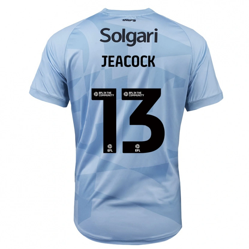 Danxen Mulher Zach Jeacock #13 Azul Celeste Claro Camisola Guarda-Redes 2025/26 Camisa