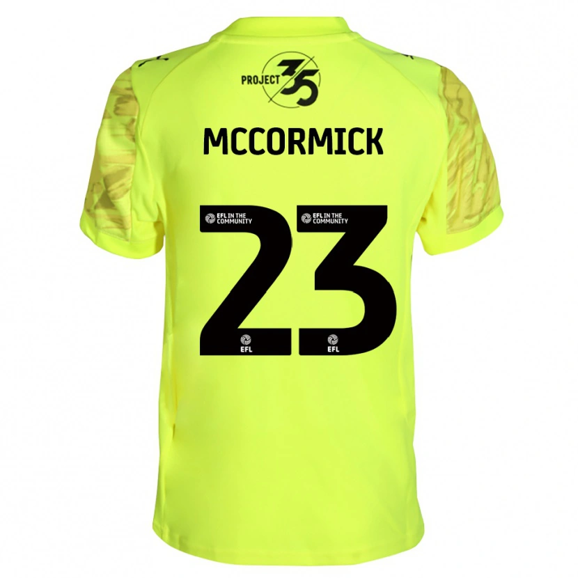 Danxen Mulher Leo McCormick #23 Preto Verde Fluorescente Camisola Guarda-Redes 2025/26 Camisa