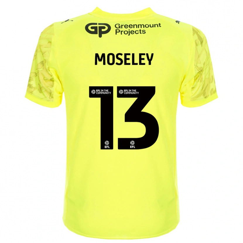 Danxen Mulher Faye Moseley #13 Preto Verde Fluorescente Camisola Guarda-Redes 2025/26 Camisa