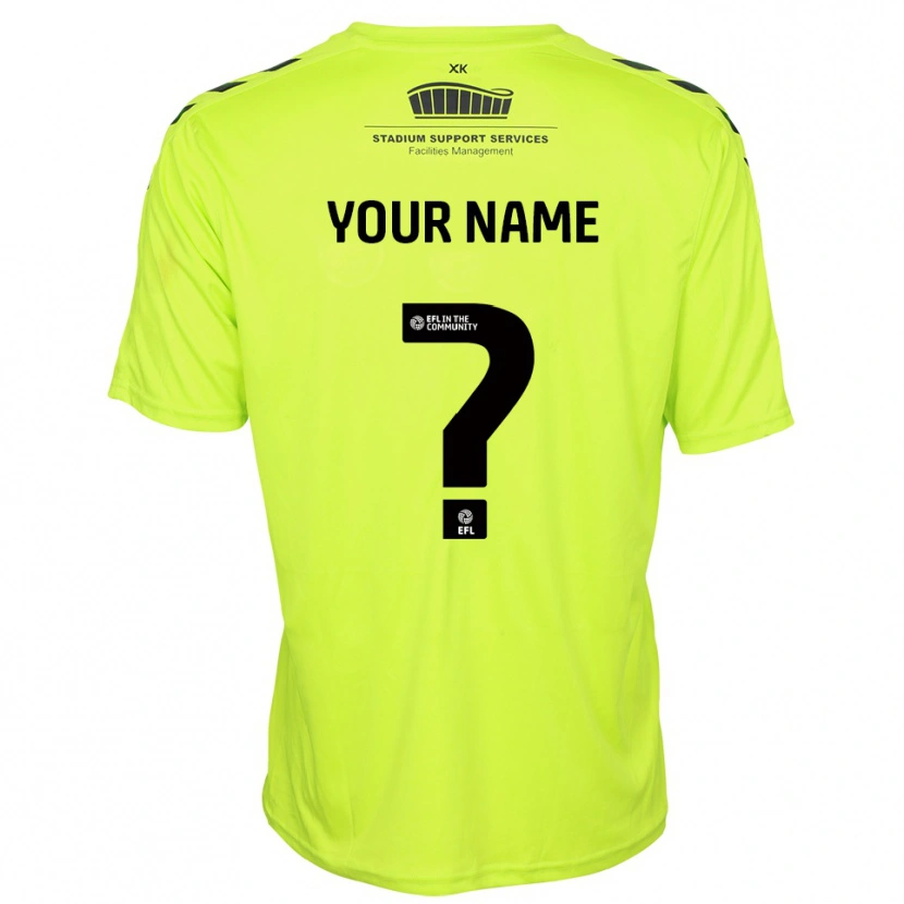 Danxen Mulher Wycombe Wanderers Verde Fluorescente Camisola Guarda-Redes 2025/26 Camisa
