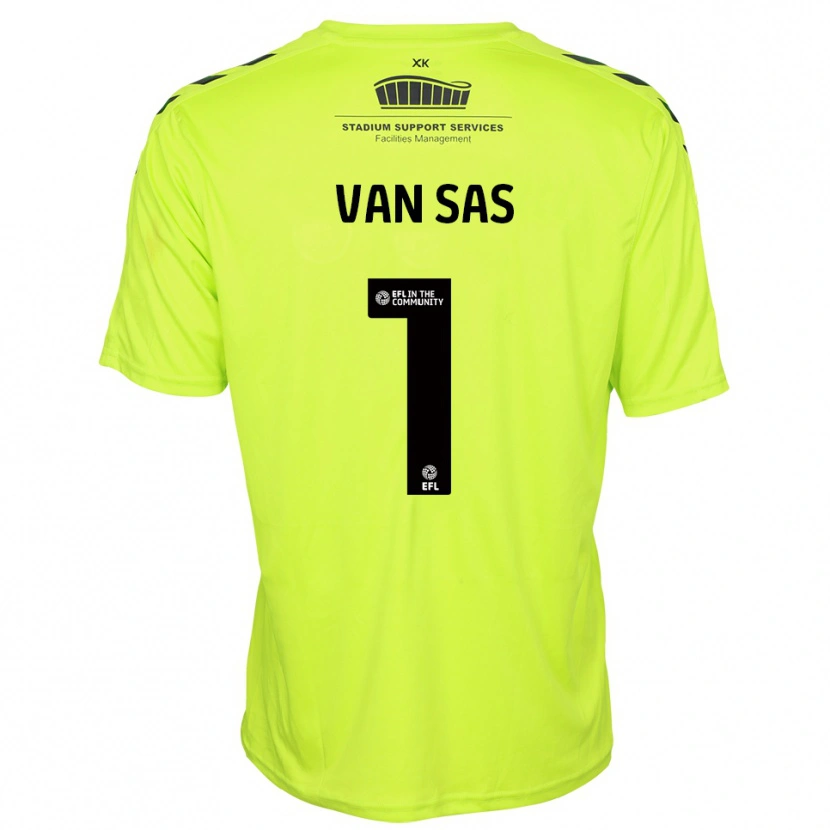 Danxen Mulher Mikki van Sas #1 Verde Fluorescente Camisola Guarda-Redes 2025/26 Camisa