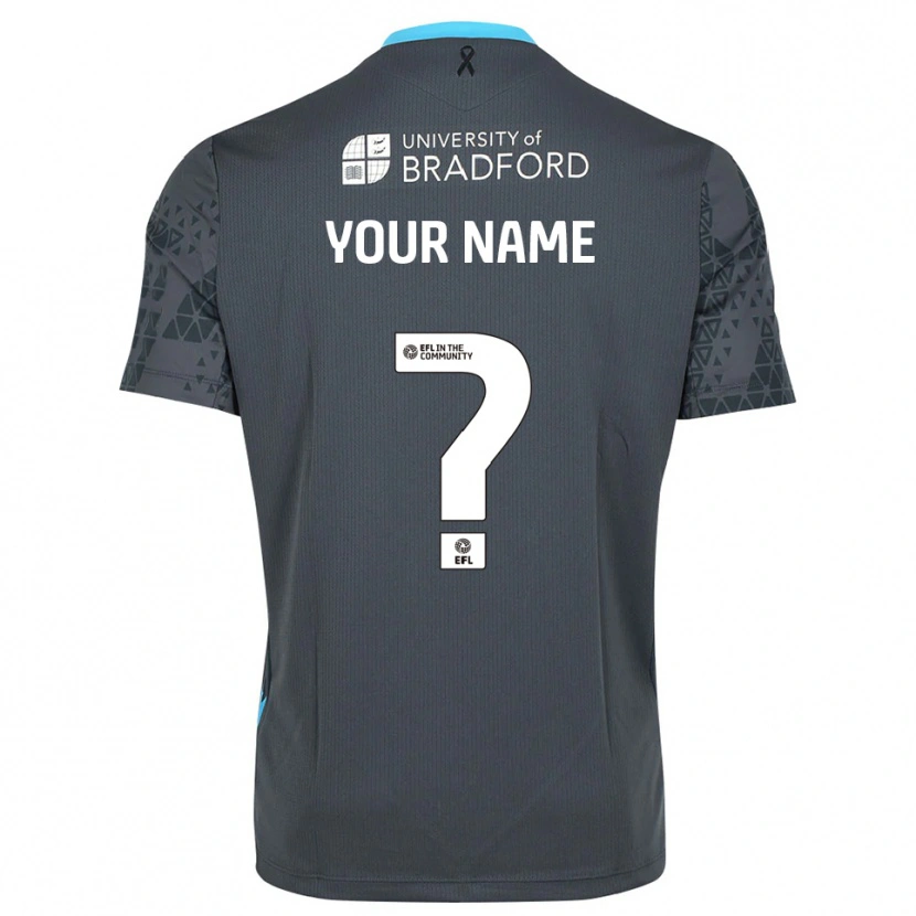 Danxen Mulher Bradford City Cinza Preto Camisola Guarda-Redes 2025/26 Camisa