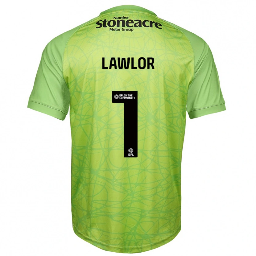 Danxen Mulher Ian Lawlor #1 Verde Claro Camisola Guarda-Redes 2025/26 Camisa