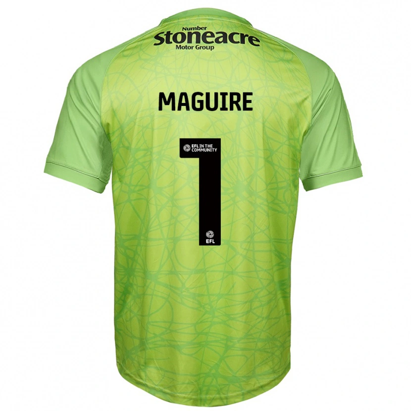 Danxen Mulher Imogen Maguire #1 Verde Claro Camisola Guarda-Redes 2025/26 Camisa