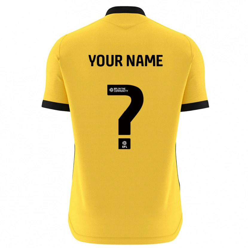 Danxen Mulher Bristol Rovers Preto Amarelo Camisola Guarda-Redes 2025/26 Camisa