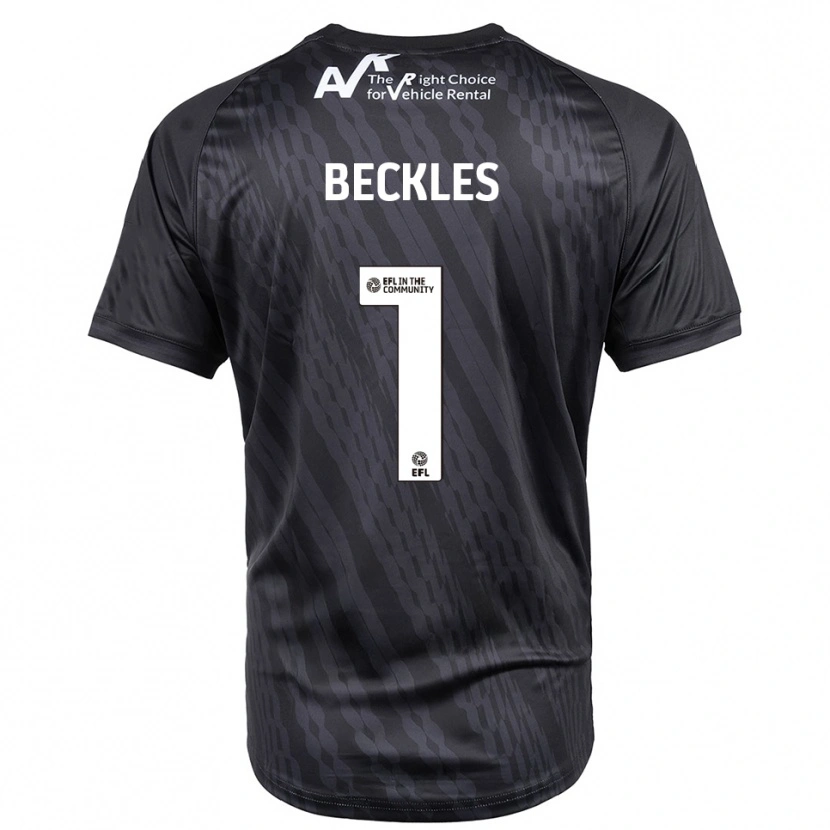Danxen Mulher Frankie Beckles #1 Preto Branco Camisola Guarda-Redes 2025/26 Camisa