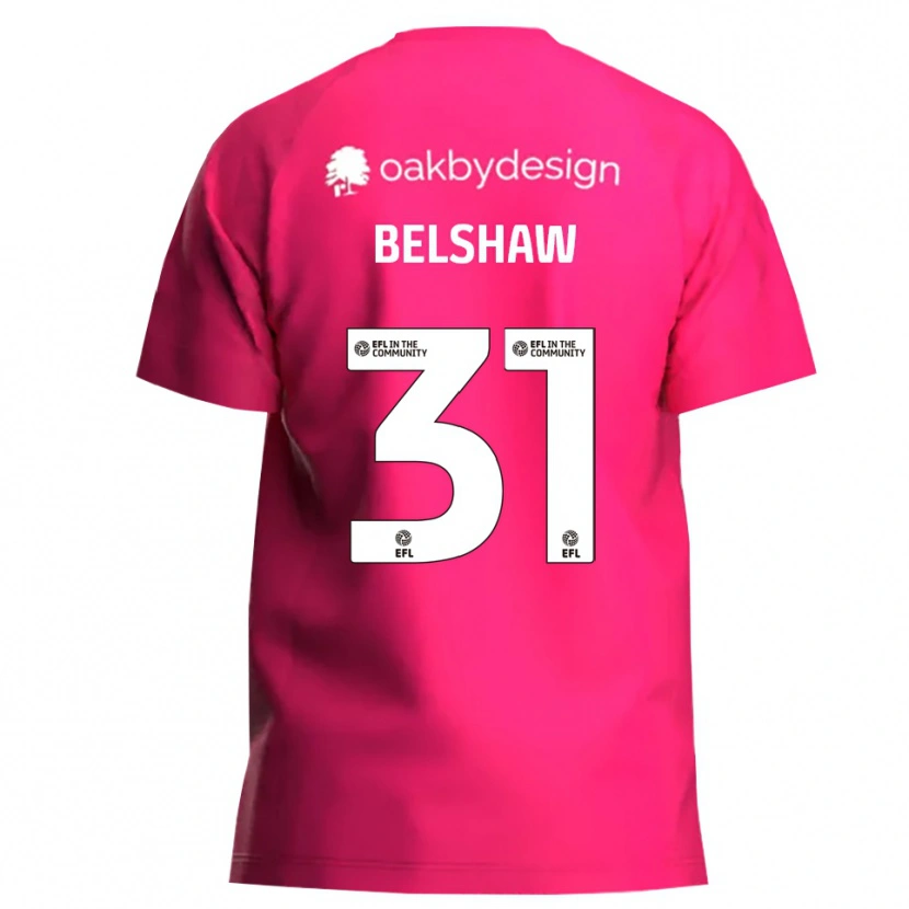 Danxen Mulher James Belshaw #31 Magenta Camisola Guarda-Redes 2025/26 Camisa