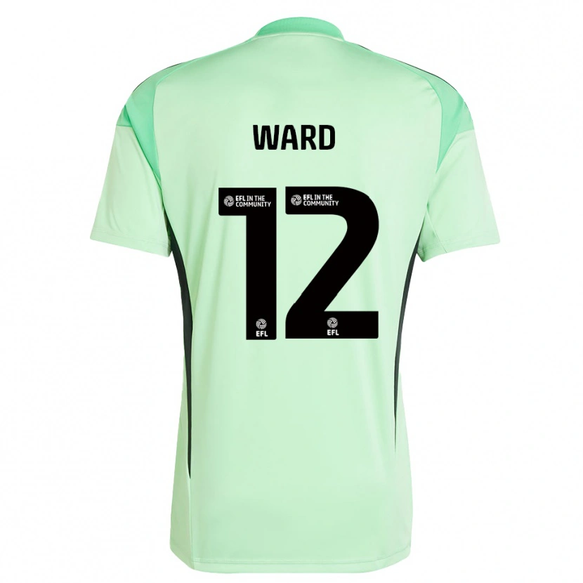 Danxen Mulher Lewis Ward #12 Preto Verde Claro Camisola Guarda-Redes 2025/26 Camisa