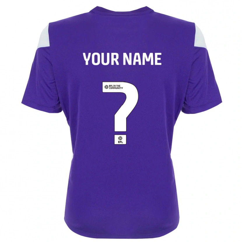 Danxen Mulher Walsall FC Branco Roxo Camisola Guarda-Redes 2025/26 Camisa