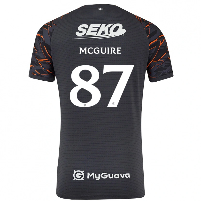 Danxen Mulher Rydnn McGuire #87 Cinza Escuro Camisola Guarda-Redes 2025/26 Camisa