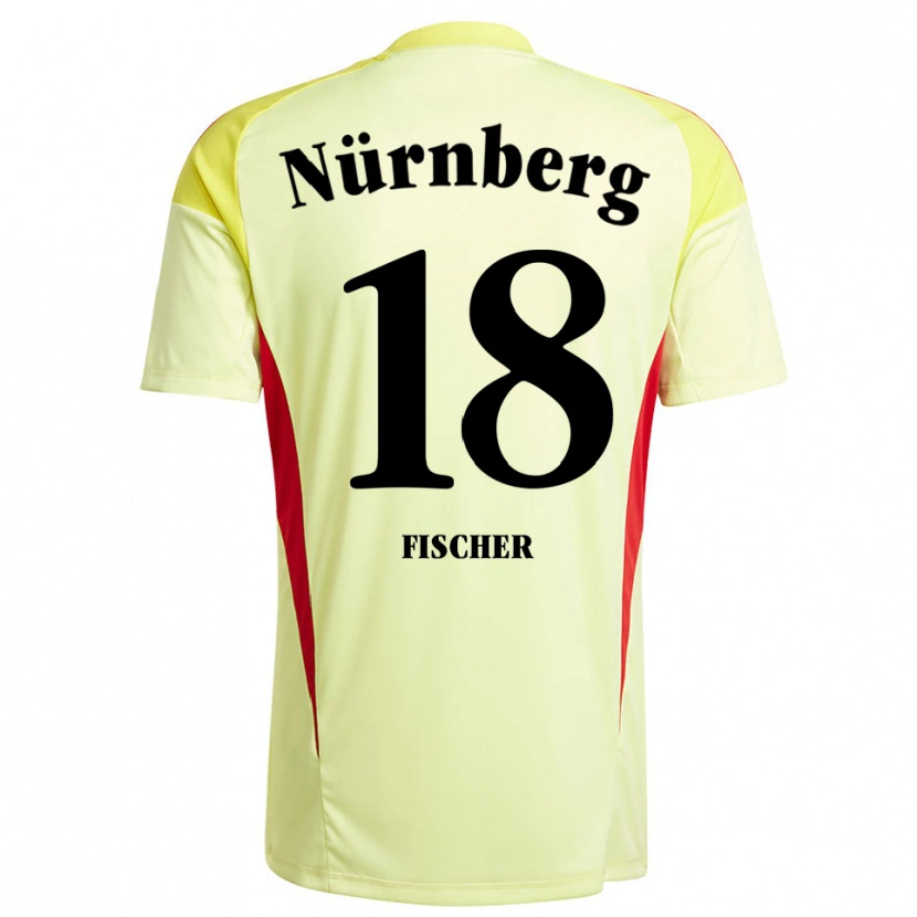 Danxen Mulher Jonas Fischer #18 Amarelo Preto Camisola Guarda-Redes 2025/26 Camisa