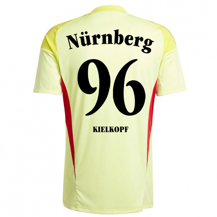 Danxen Mulher Felix Kielkopf #96 Amarelo Preto Camisola Guarda-Redes 2025/26 Camisa