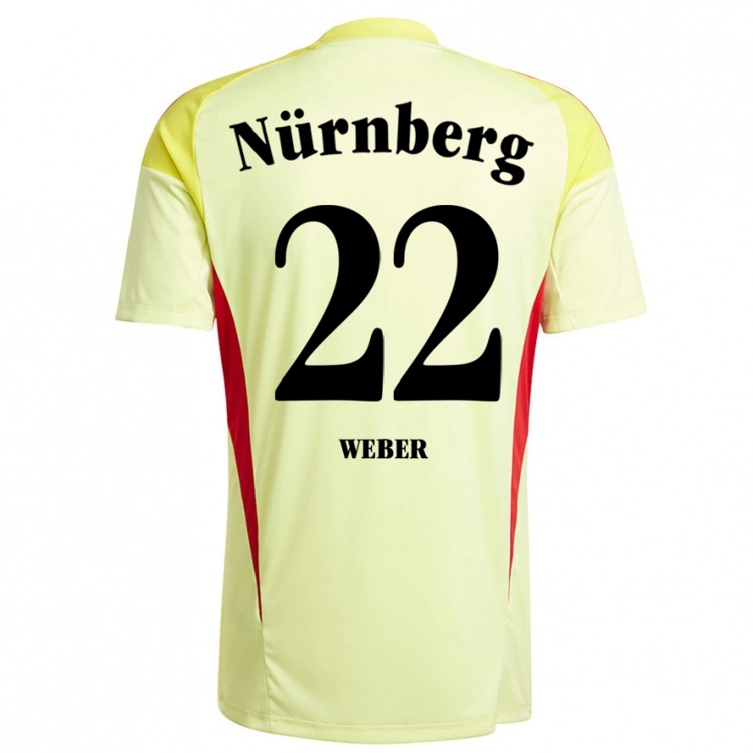 Danxen Mulher Ruben Weber #22 Amarelo Preto Camisola Guarda-Redes 2025/26 Camisa
