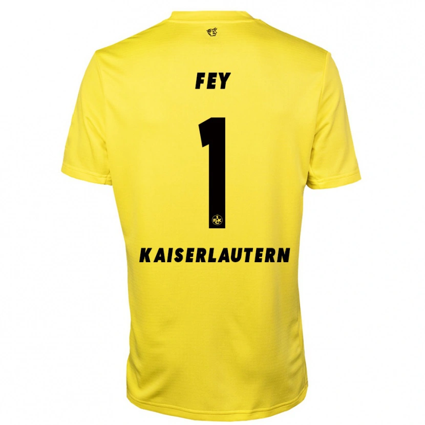 Danxen Mulher Tyler Fey #1 Amarelo Preto Camisola Guarda-Redes 2025/26 Camisa