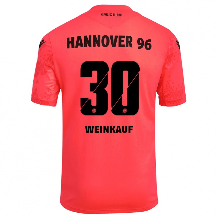 Danxen Mulher Leo Weinkauf #30 Vermelho Preto Camisola Guarda-Redes 2025/26 Camisa