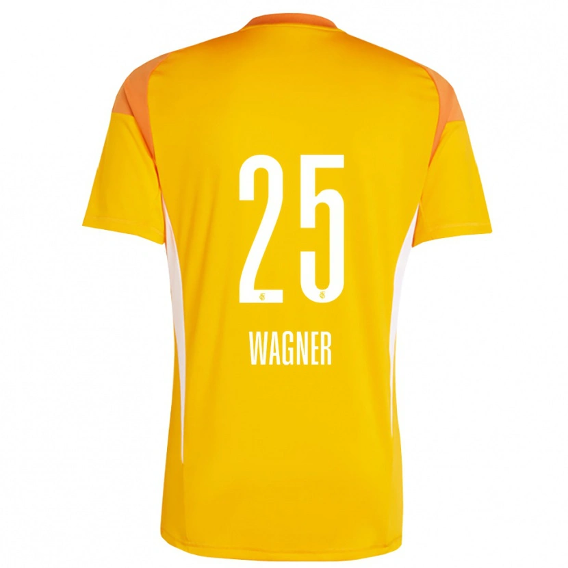 Danxen Mulher Allison Wagner #25 Amarelo Laranja Camisola Guarda-Redes 2025/26 Camisa