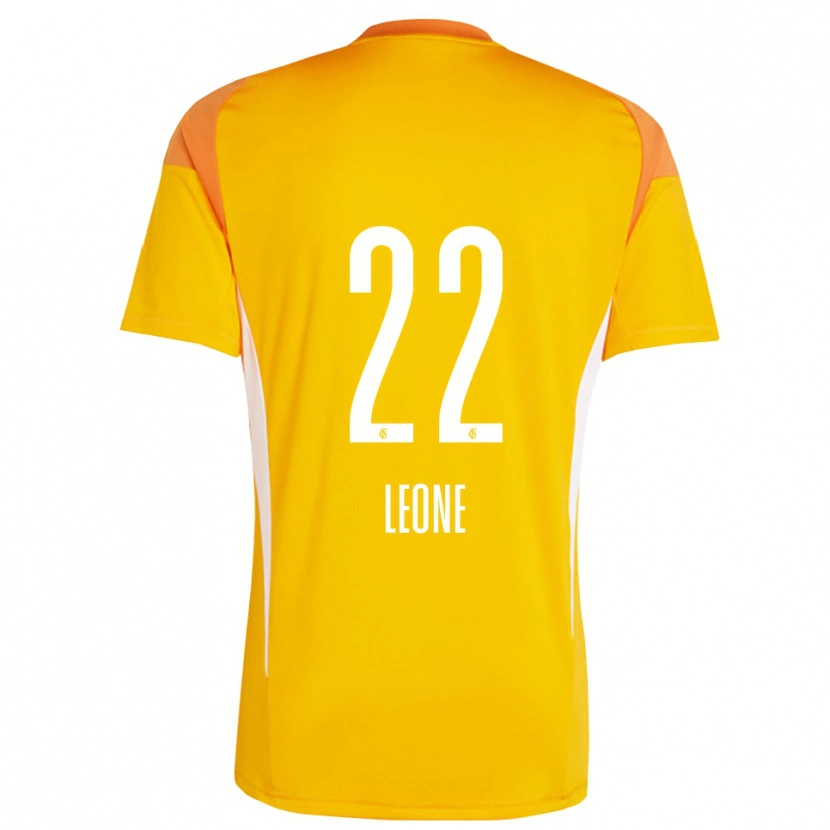 Danxen Mulher Vincent Leone #22 Amarelo Laranja Camisola Guarda-Redes 2025/26 Camisa