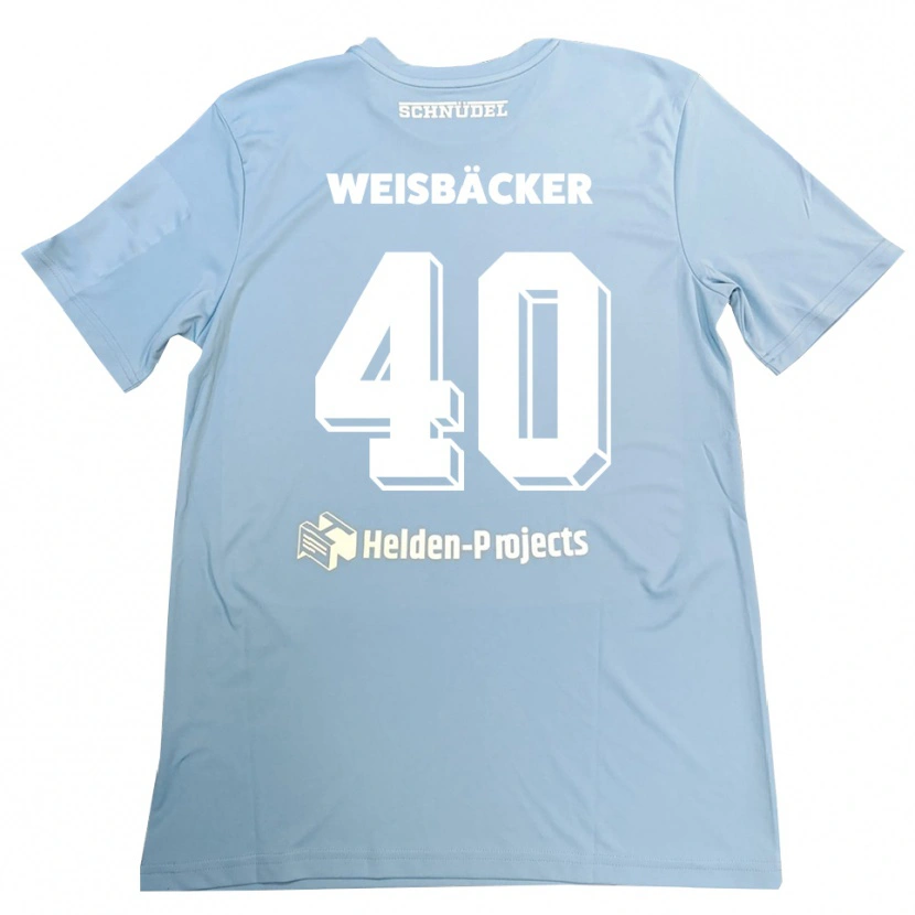 Danxen Mulher Maximilian Weisbäcker #40 Azul-Cinza Camisola Guarda-Redes 2025/26 Camisa