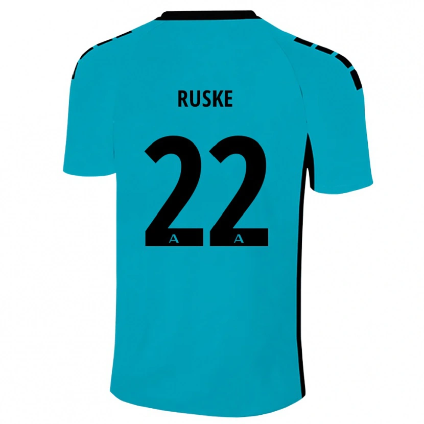 Danxen Mulher Neo Ruske #22 Ciano Camisola Guarda-Redes 2025/26 Camisa