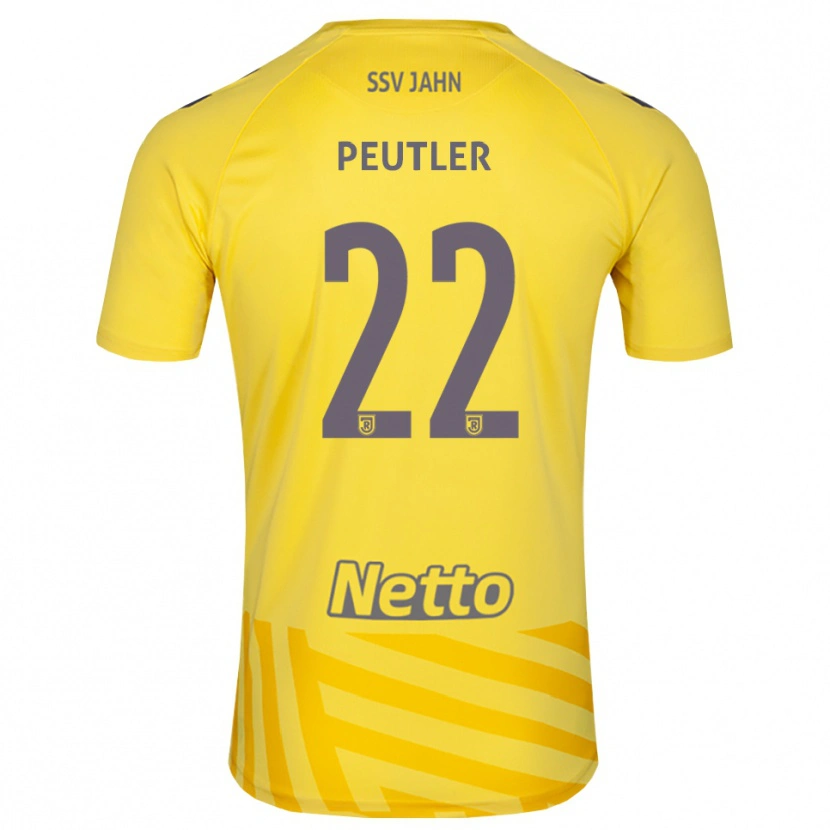 Danxen Mulher Julio Peutler #22 Amarelo Cinza Camisola Guarda-Redes 2025/26 Camisa