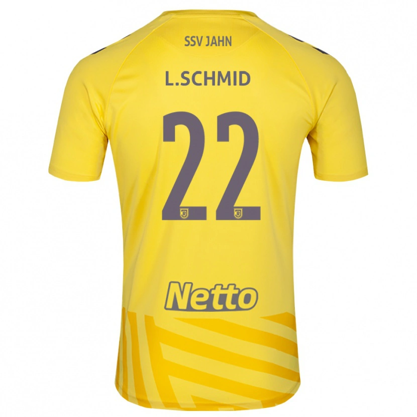 Danxen Mulher Lenny Schmid #22 Amarelo Cinza Camisola Guarda-Redes 2025/26 Camisa