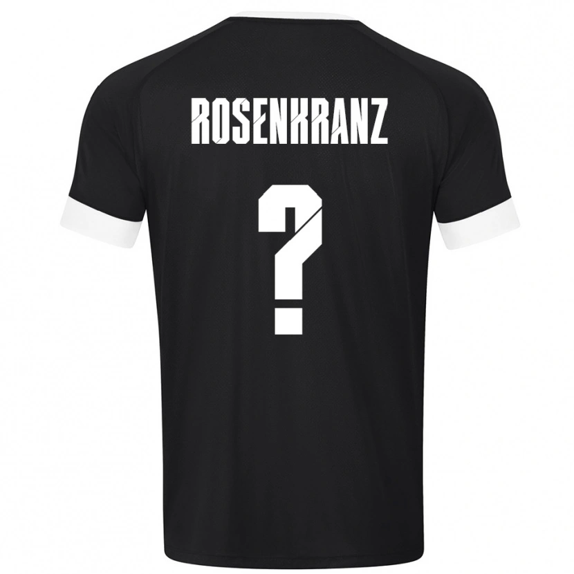 Danxen Mulher Colin Rosenkranz #0 Preto Branco Camisola Guarda-Redes 2025/26 Camisa