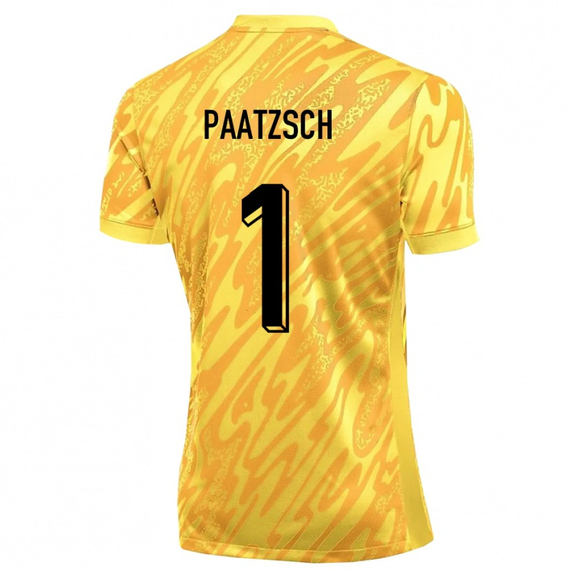 Danxen Mulher Pascal Paatzsch #1 Amarelo Laranja Camisola Guarda-Redes 2025/26 Camisa