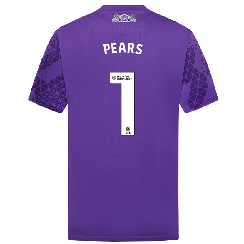 Danxen Mulher Aynsley Pears #1 Roxo Branco Camisola Guarda-Redes 2025/26 Camisa