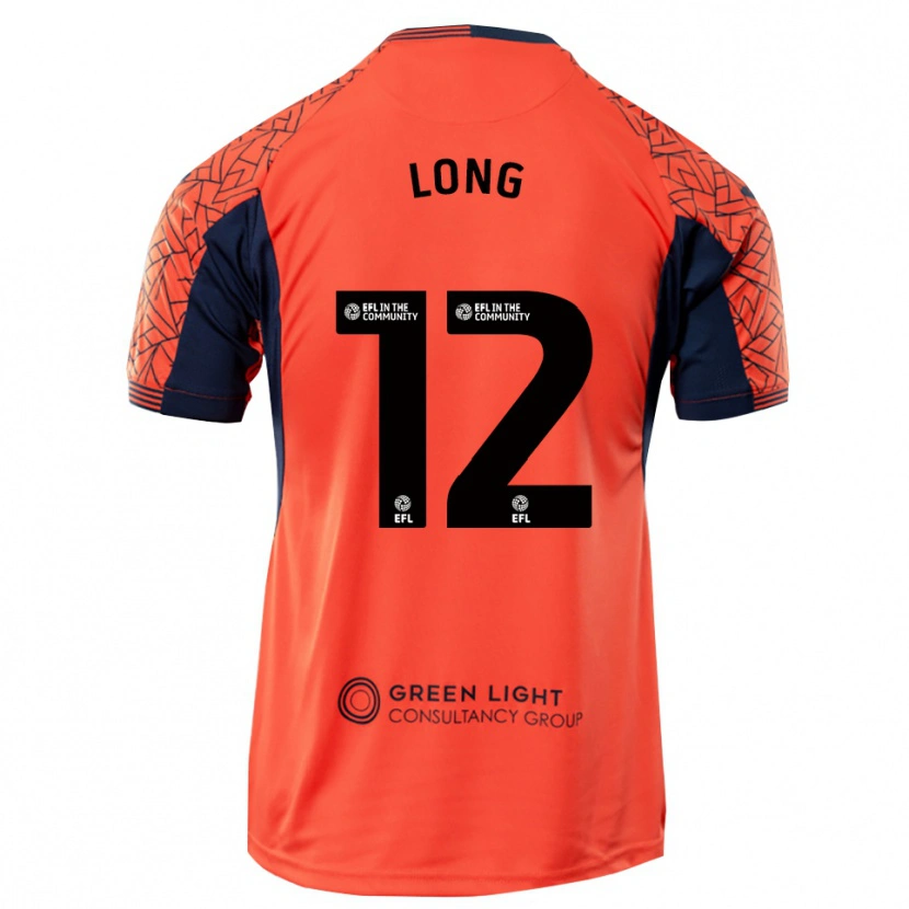 Danxen Mulher George Long #12 Preto Laranja Camisola Guarda-Redes 2025/26 Camisa