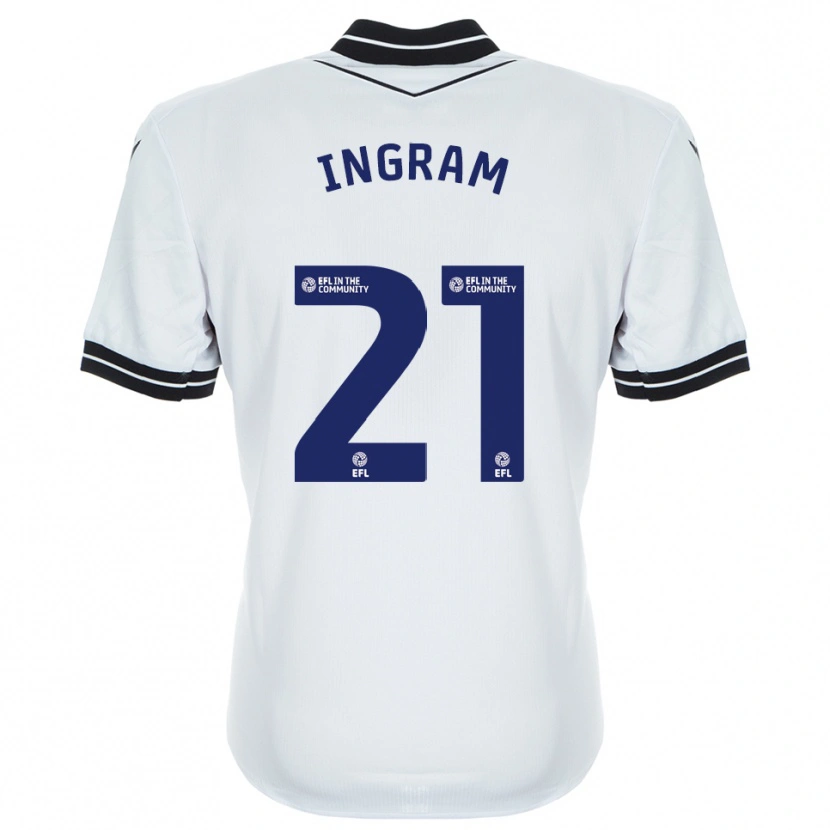 Danxen Mulher Matt Ingram #21 Azul Real Branco Camisola Guarda-Redes 2025/26 Camisa