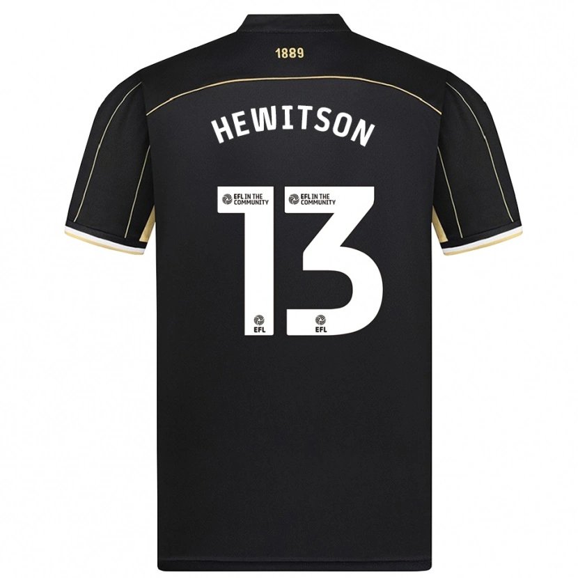 Danxen Mulher Coby Hewitson #13 Marrom Preto Camisola Guarda-Redes 2025/26 Camisa