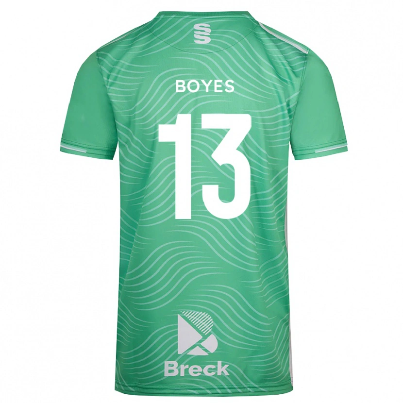 Danxen Mulher Patrick Boyes #13 Turquesa Médio Camisola Guarda-Redes 2025/26 Camisa