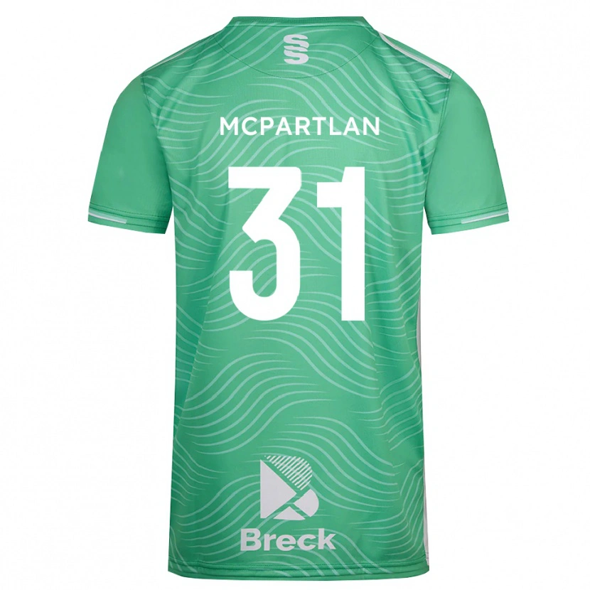 Danxen Mulher Cian McPartlan #31 Turquesa Médio Camisola Guarda-Redes 2025/26 Camisa