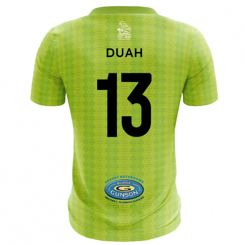 Danxen Mulher Enos Duah #13 Verde Grama Camisola Guarda-Redes 2025/26 Camisa