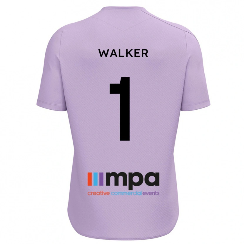 Danxen Mulher Laurie Walker #1 Violeta Preto Camisola Guarda-Redes 2025/26 Camisa