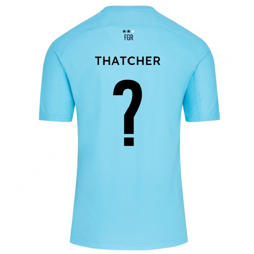 Danxen Mulher Katie Thatcher #0 Branco Azul Céu Camisola Guarda-Redes 2025/26 Camisa