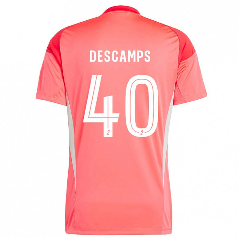Danxen Mulher Rémy Descamps #40 Laranja Claro Camisola Guarda-Redes 2025/26 Camisa