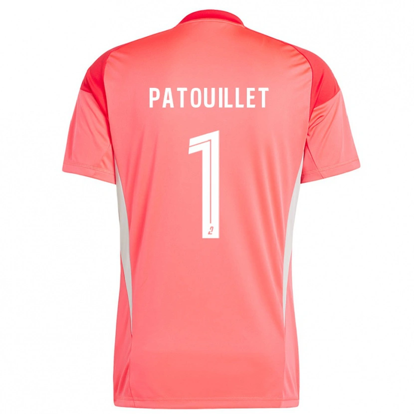 Danxen Mulher Mathieu Patouillet #1 Laranja Claro Camisola Guarda-Redes 2025/26 Camisa