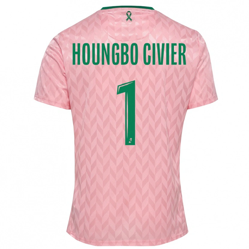 Danxen Mulher Matéo Houngbo Civier #1 Verde Rosa Camisola Guarda-Redes 2025/26 Camisa