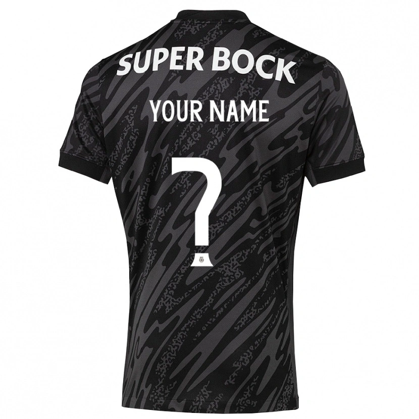 Danxen Mulher Sporting CP Cinza Preto Branco Camisola Guarda-Redes 2025/26 Camisa