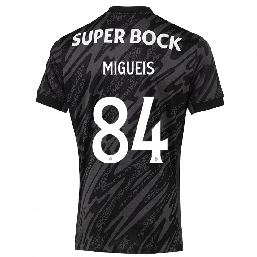 Danxen Mulher Pedro Miguéis #84 Cinza Preto Branco Camisola Guarda-Redes 2025/26 Camisa